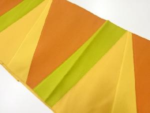 リサイクル　抽象模様織出し名古屋帯